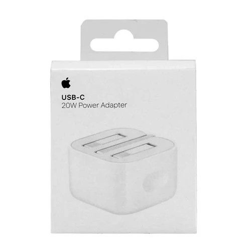 شارژر اپل 20 وات سه پین | اصل، فست شارژ و سازگار با آیفون