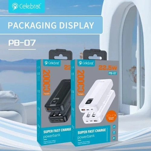 پاور بانک 22.5 واتی Celebrat مدل PB-07