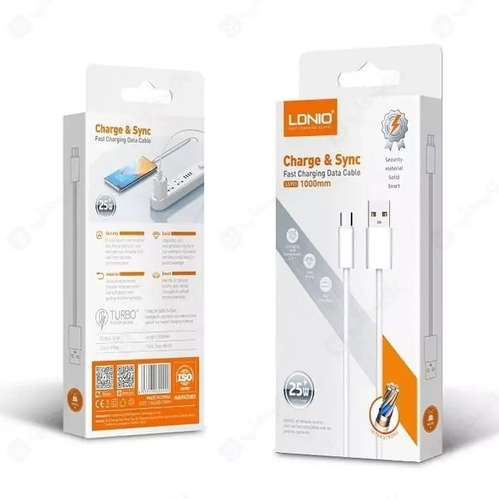 USB به USB-C الدینیو مدل LS891 طول 1 متر
