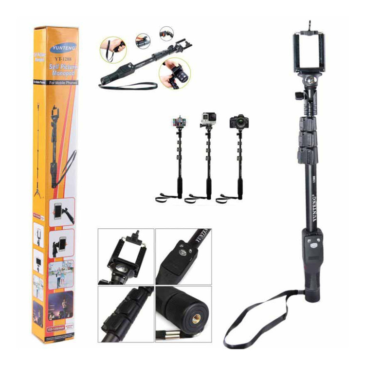 پایه مونوپاد یانتنگ مدل YT-1288 به همراه ریموت با قابلیت Zoom