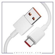خرید کابل شارژ ۱۲۰ وات اورجینال شیائومی | کابل 6A تایپ C مخصوص فست شارژ