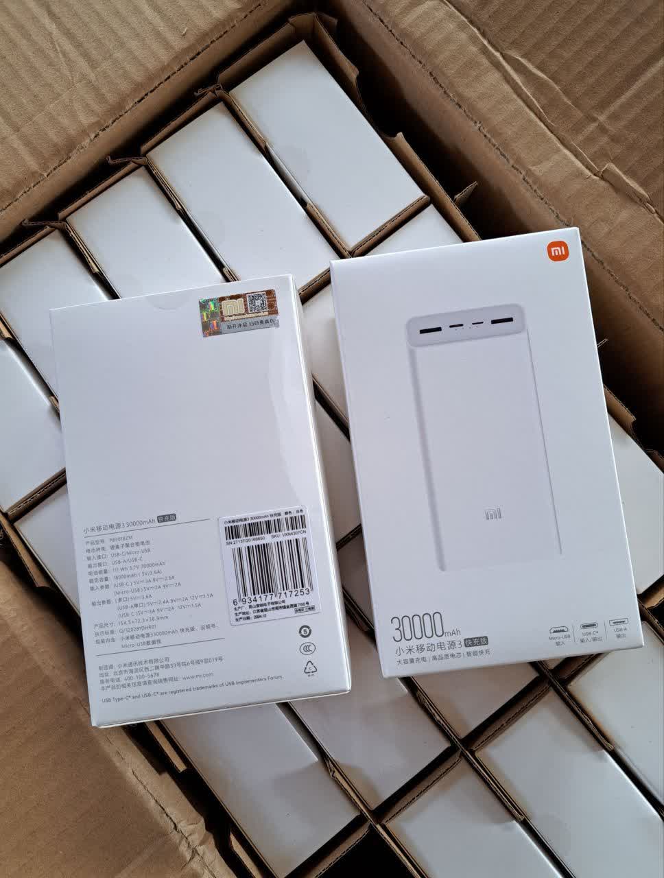 power bank xiaomi 30000mah