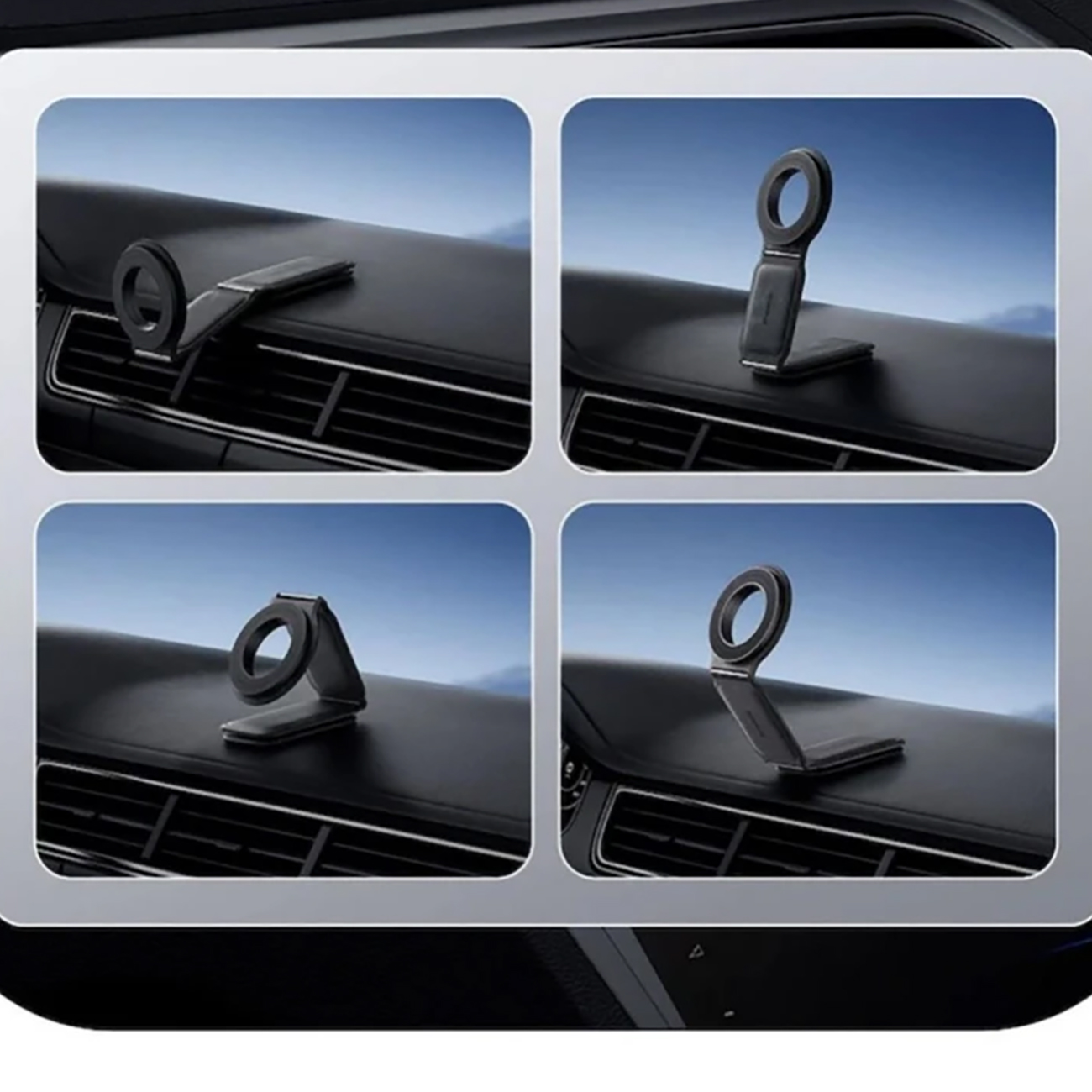 هولدر موبایل مگنتی داخل خودرو چند منظوره تاشو بیسوس C02 Prime