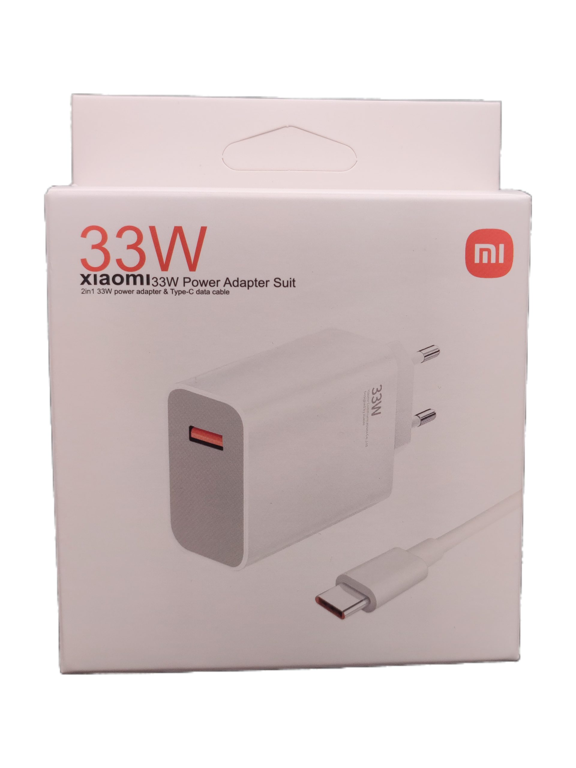 خرید شارژر 33 وات شیائومی با کابل USB-A به Type-C