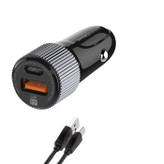 شارژر فندکی سریع LDNIO با کابل