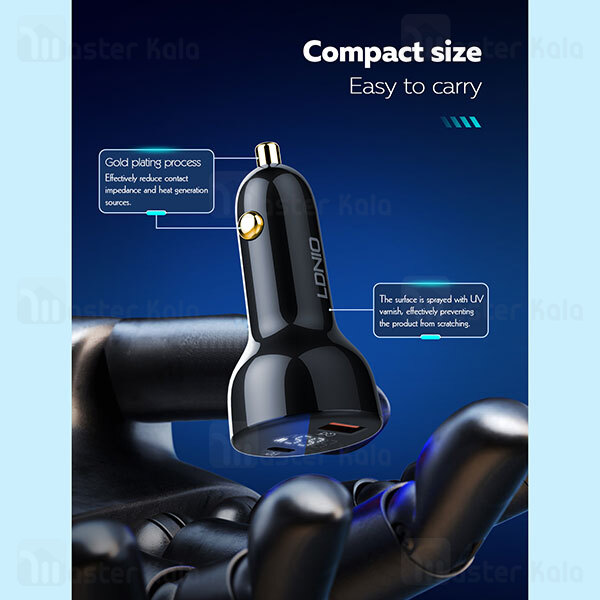 قیمت شارژر فندکی 100 وات الدینیو