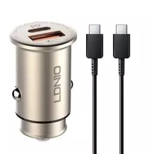 شارژر فندکی فست شارژ با دو پورت