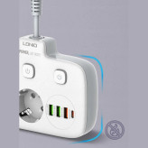 چندراهی برق با ۴ پورت USB الدینیو