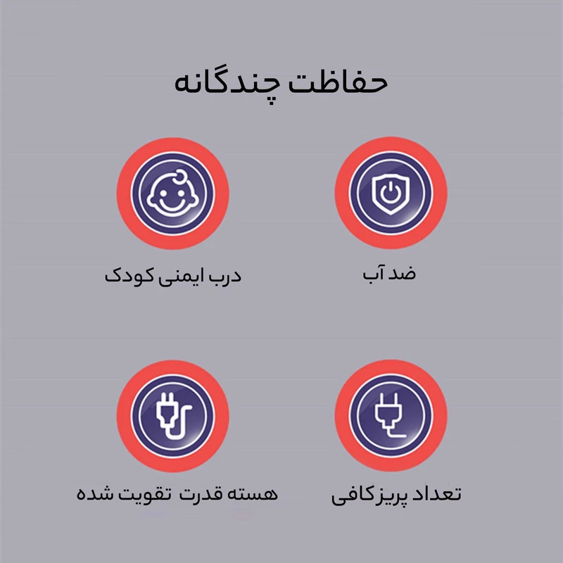 چندراهی برق حرفه‌ای با محافظت کامل LDNIO