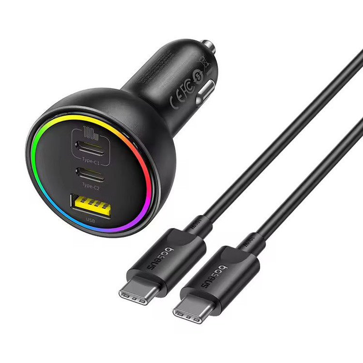 خرید شارژر فندکی بیسوس 152.5 وات