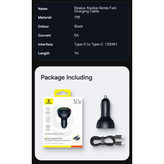 شارژر فندکی Baseus 152.5W اصل