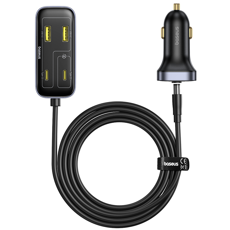 خرید شارژر فندکی Baseus 6 پورت