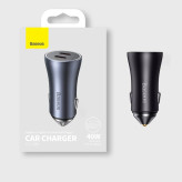 قیمت شارژر فندکی ۴۰ وات بیسوس