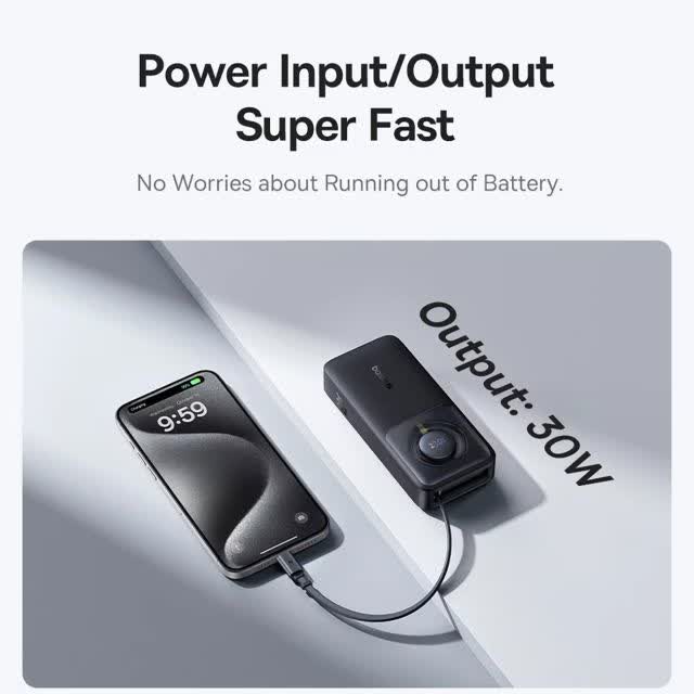 پاور بانک فست شارژ NOMOS 30 وات