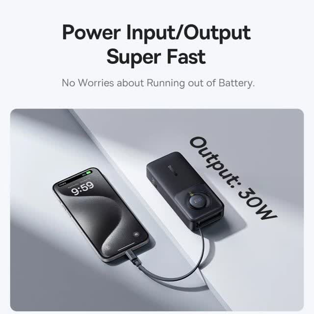 پاور بانک فست شارژ NOMOS 30 وات