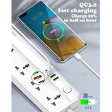 چندراهی برق و شارژر LDNIO SC5415 امکانات کامل