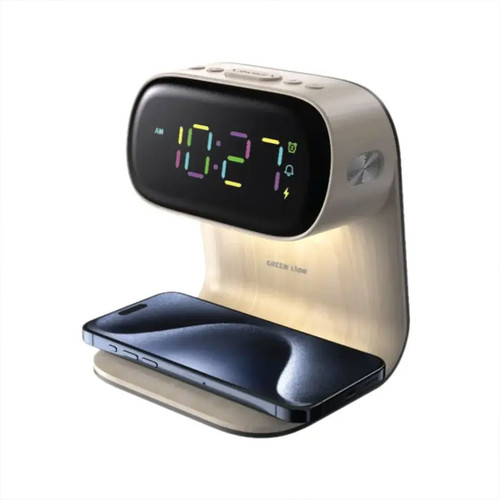 خرید ساعت رومیزی شارژردار گرینلاین