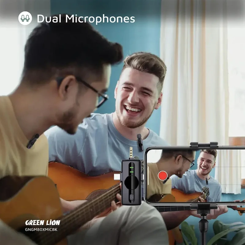 میکروفون یقه‌ای بی‌سیم Green Lion