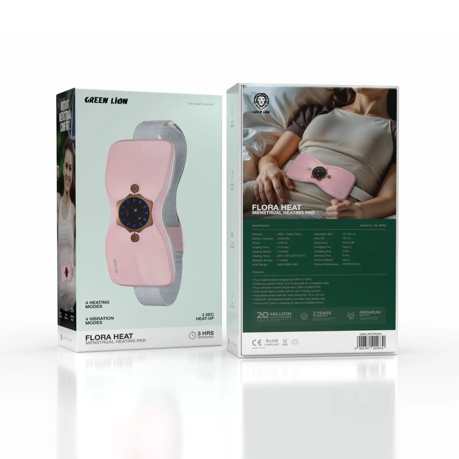 کمربند حرارتی ضد درد قاعدگی