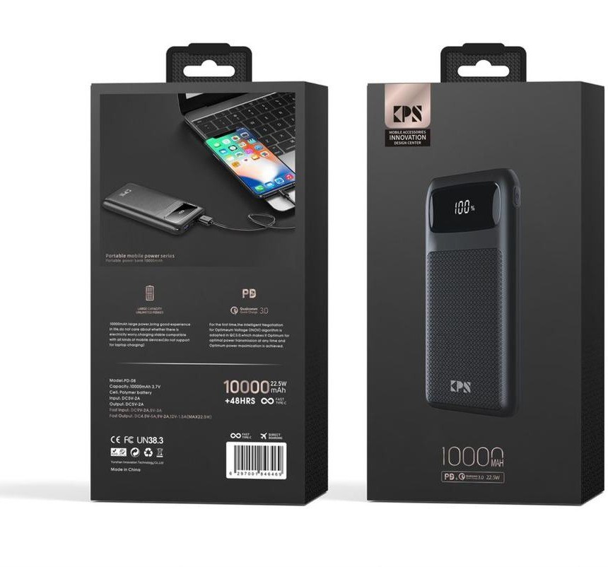 خرید پاوربانک King Power PD-08 پشتیبانی PD و QC.