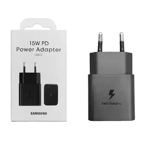 شارژر دیواری ۱۵ وات سامسونگ مدل EP-T1510 | شارژ سریع با درگاه USB-C